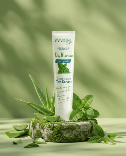 Aloe Vera, Nane, Yeşil Çay Özlü Diş Macunu (90gr) - 3