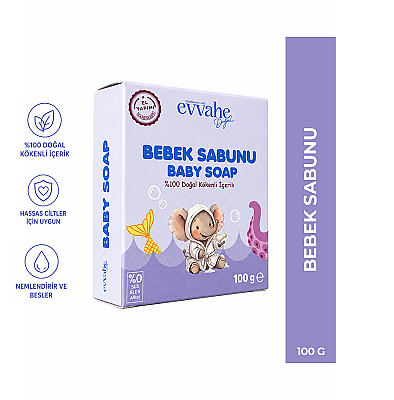 BEBEK SABUNU 100 g - EVVAHE DOĞAL