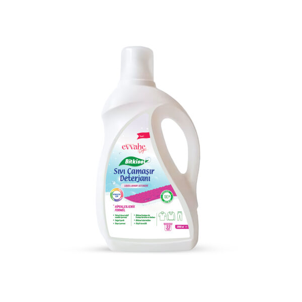 Bitkisel Sıvı Çamaşır Deterjanı (Renkli) 2lt - 1