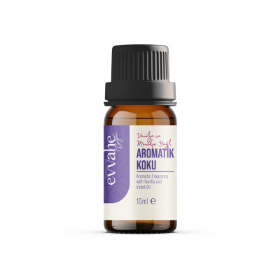 Vanilya ve Menekşe Yağlı Aromatik Koku 10ml - EVVAHE DOĞAL