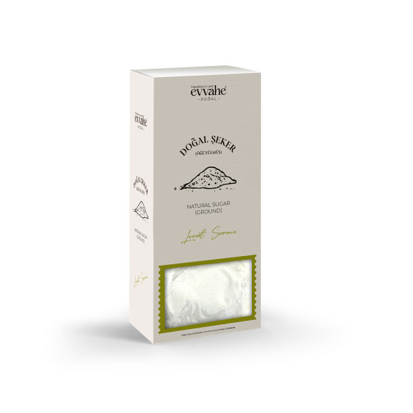 Doğal Şeker (Öğütülmüş) 500 Gr. - EVVAHE DOĞAL