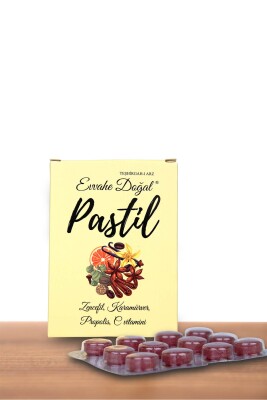 Pastil 12 adet(Zencefil, Karamürver, Propolis, C vitamini İçeren Pastil Takviye Edici Gıda) - 1