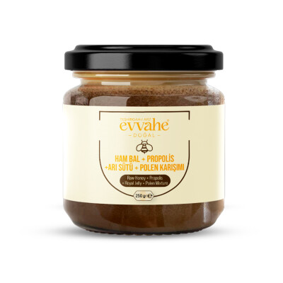 Ham Bal + Propolis + Arı Sütü + Polen Karışımı 250gr - 1