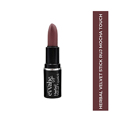 HERBAL VELVET STICK RUJ 3- MOCHA TOUCH 4 g e - EVVAHE DOĞAL
