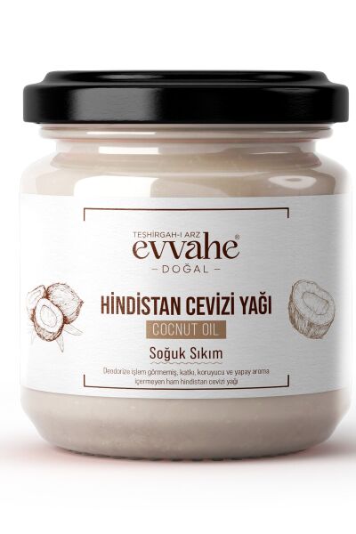 Hindistan Cevizi Yağı 150 Gr. - EVVAHE DOĞAL