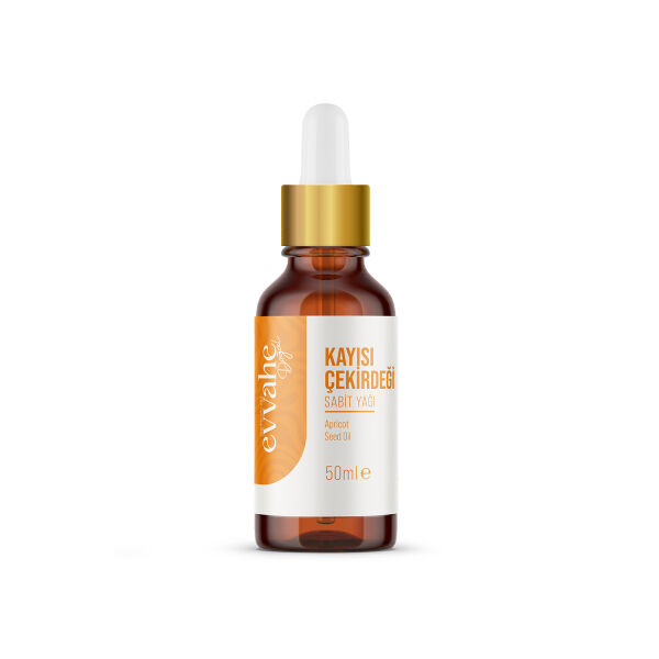 Kayısı Çekirdeği Sabit Yağı 50 ml e - EVVAHE DOĞAL