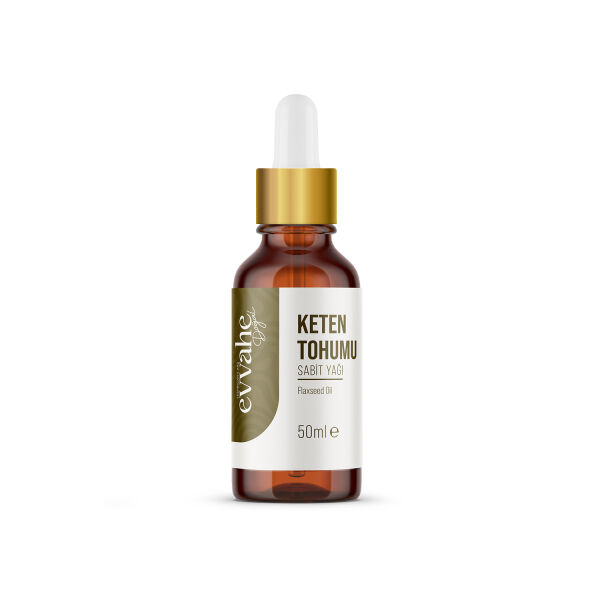 Keten Tohumu Yağı (50 ml.) - EVVAHE DOĞAL