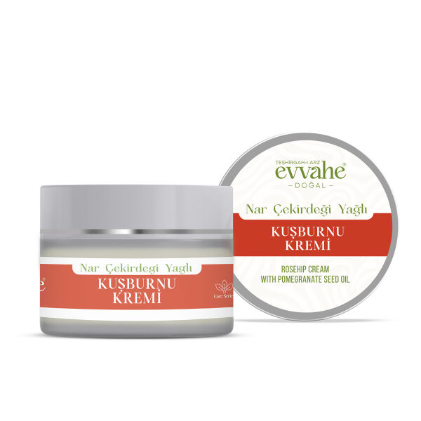 Kuşburnu Kremi (Doğal Vazelin) 30 ml. - EVVAHE DOĞAL