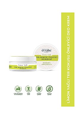 Limon Yağlı Ter Kokusu Önleyici 50 ml - EVVAHE DOĞAL