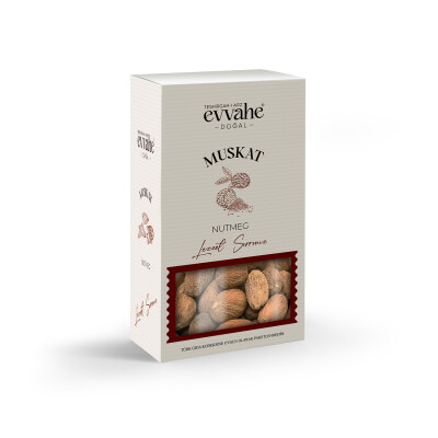 Muskat (Küçük Hindistan Cevizi) (50 Gr.) - EVVAHE DOĞAL