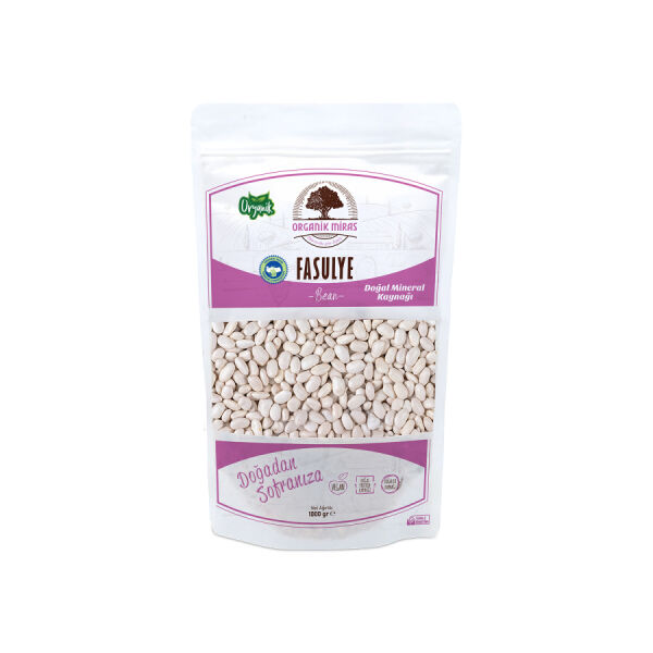 Organik Dermason Fasulye 1kg - 1