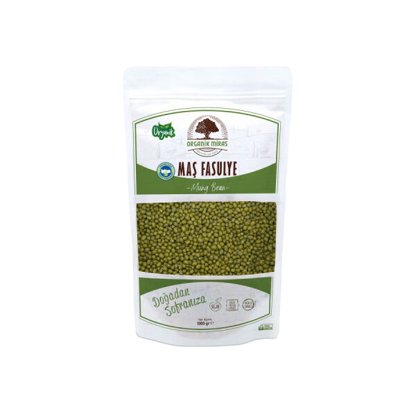 Organik Maş Fasulye 1kg - 1