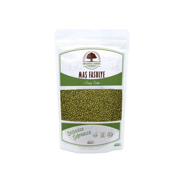 Organik Miras Maş Fasülye 1kg - 1