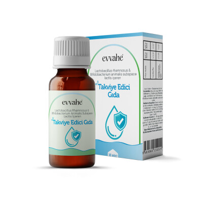 Probiyotik Damla 10ml (Lactobacillus rhamnosus & Bifidobacterium animalis subspace lactis içeren Takviye edici gıda) - 1