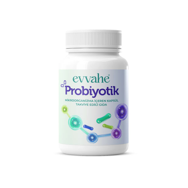 Probiyotik Mikroorganizma (60 Kapsül) - EVVAHE DOĞAL