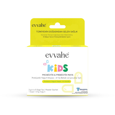 Probiyotik Yoğurt Mayası Kids 2gr x 5 şase - EVVAHE DOĞAL