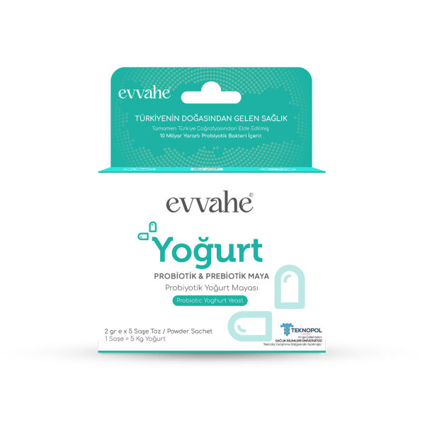 Probiyotik Yoğurt Mayası 2gr x 5 şase - EVVAHE DOĞAL
