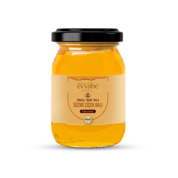 Süzme Çiçek Balı (240gr) - EVVAHE DOĞAL