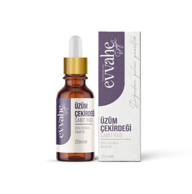 Üzüm Çekirdeği Yağı (20 ml) - EVVAHE DOĞAL