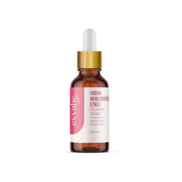 Yoğun Nemlendirici Etkili Cilt Bakım Serumu (50 ml) - EVVAHE DOĞAL