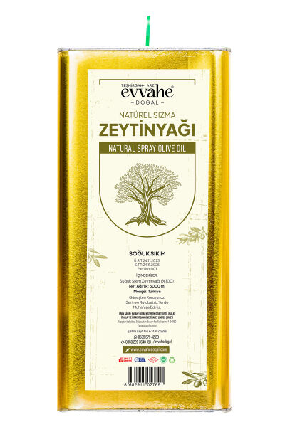 Zeytinyağı (5Lt) - EVVAHE DOĞAL